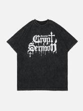 T-shirt délavé vintage