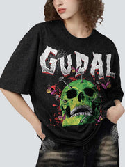 T-shirt vintage lavé et vieilli