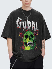 T-shirt vintage lavé et vieilli