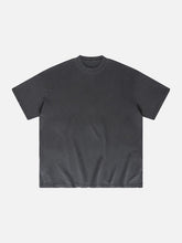 T-shirt vintage délavé avec fourche