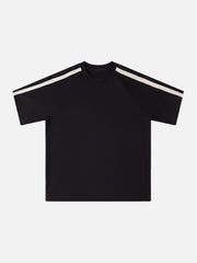 T-shirt à rayures gaufrées