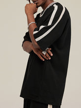 T-shirt à rayures gaufrées