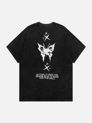 Washed Butterfly Shadow Tee