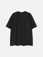 Washed Character Print Tee