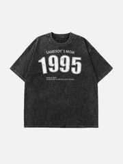 Washed Figures Print Tee