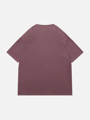 Washed Gradient 3D Embroidery Tee