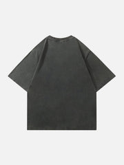 Washed Rose Print Tee