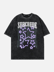 Washed Stars Print Tee