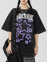 Washed Stars Print Tee