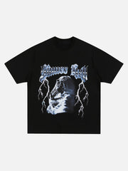 T-shirt West Coast Dark Street avec tête de mort momie