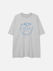 T-shirt imprimé baleine