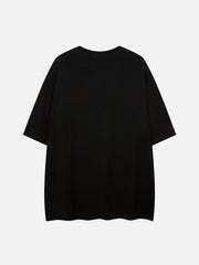 Weißes T-Shirt mit Direkteinspritzung und Haustier-Print