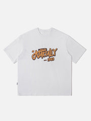 Word Print Cotton Tee