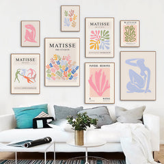 Affiche sur toile découpée de Matisse
