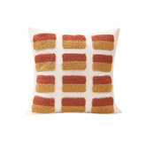 Housse de coussin touffetée ocre