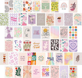 Pastel Art Aesthetic Wall Collage Cards