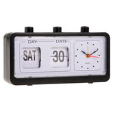 Retro Flip Calendar Clock