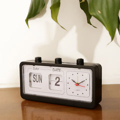 Retro Flip Calendar Clock