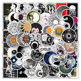 Spirituelles Sonne & Mond Stickerpaket