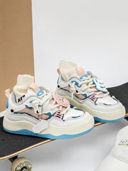 The Supermade High Street Board Shoes Couple Models