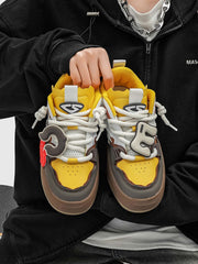 The Supermade High Street Board Shoes Couple Models