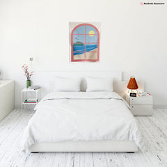 Ästhetischer Fensterteppich