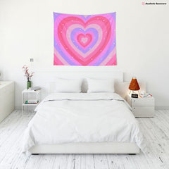 Y2K Heart Tapestry