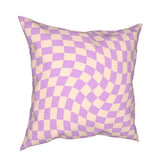 Housse de coussin à carreaux 3D