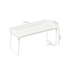 Weißer Desktop-Regal-Organizer