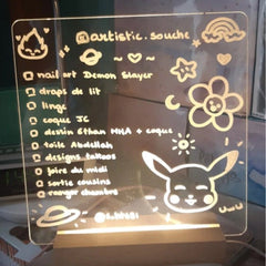 Ästhetisches Schwarzes Brett