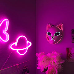Masque de chat animé