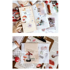 Gepresste Botanische Gartenaufkleber