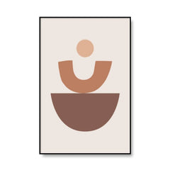 Boho Abstraktion Leinwand Poster