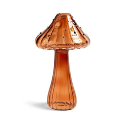 Colored Glass Magic Mushroom Vase