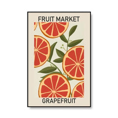 Fruit Market Canvas Posters