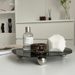 Plateau à parfum irrégulier en acrylique