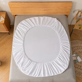 Solid Color Simple Cotton Fitted Sheet