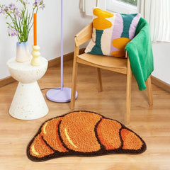 Tapis décoratif touffeté Croissant