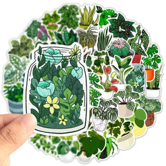 Kawaii Greenery Sticker Pack
