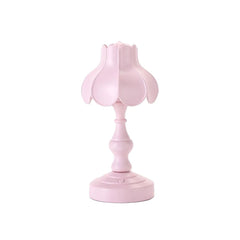Pastellfarbene Lotus-Tischlampe