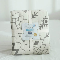 Chic Mandala Reversible Flower Cotton Quilt