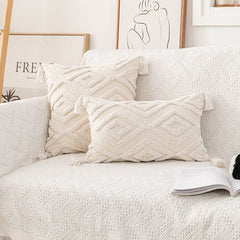 Boho Ästhetischer getufteter Kissenbezug