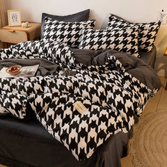 Dogtooth Check Bedding Set