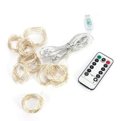 Lichterketten-Vorhang