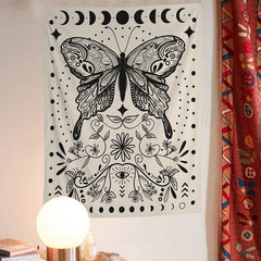 Mondschmetterling Wandbehang