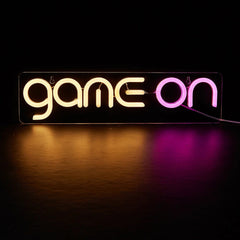 Panneau néon LED Game On Wall