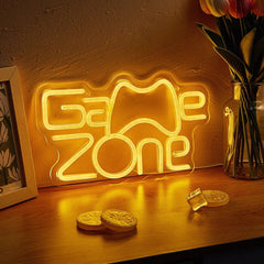 Enseigne murale LED néon Game Zone