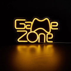 Enseigne murale LED néon Game Zone