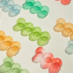 Vase à bulles en verre