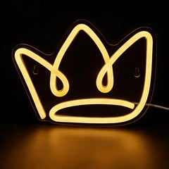 Enseigne au néon LED Princess Crown